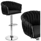 EH Barski stol Cofton Chrome Black Velvet