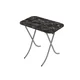 ALESTA Sto sklopiv 50x80 crni mermer