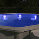 shumee Potopna plavajoča LED svetilka za bazen z daljincem bela