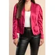 Blazer v imitaciji satena, fuksija