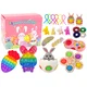 Fidget Toys Pop It velikonočni komplet igrač 25 kosov