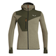 Salewa PUEZ 2 DRY M L/S HOOD FZ TEE, moška pohodna jopa, zelena 27221