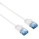 HAMA CLASSIC LINE "Slim-Flexible" mrežni kabel CAT-6, bijeli, 0,75 m