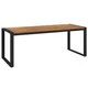 Vidaxl Vrtna miza z nogami U oblike 200x90x75 cm trden akacijev les