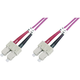 Digitus Optični priključni kabel [1x SC vtič - 1x SC vtič] 50/125µ Multimode OM4 2 m Digitus
