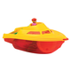 Čamac s kanticom set Écoiffier 6 dijelova (dužina 35 cm) crveno-žuti od 18 mjes