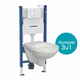 Ugradbeni komplet toalet Geberit Duofix Basic sa visećom WC školjkom Atlas