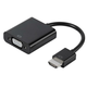 VIVANCO HDMI - VGA adapter crna VIVANCO 45493 CA HDVGA 11 HDMI prikljucek <-> VGA prikljucek