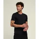 Moška majica Wilson  M Team Seamless Crew Black  XL