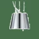Elica PLATINUM IX/F 51 Ostrvski aspirator, 309W, Sivi