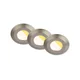 Briloner 7589032-SET 3xLED prigušiva kupatilsko ugradno svetlo KLIRA LED/4,9W/230V IP44 hrom