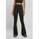 Womens recycled black high-waisted leggings