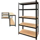 Alberg Metalna polica 183x90x30 black edition 5x200kg ( 5B )