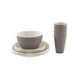 Komplet posode Outwell Gala 4 Person Dinner Set - grey/sand