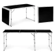MODERNHOME Sklopivi sto za kampovanje 180x60cm/ crna