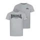 Lonsdale Mens t-shirt regular fit double pack