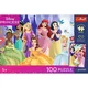 Trefl - Puzzle Disneyjevska princesa: Čas za počitek princeske + plakat - 100 kosov