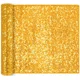 PartyPal Dekorativni bleščeči namizni prt ZLAT Silvestrovo 200x28cm