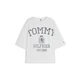 Tommy Hilfiger Majica Varsity WW0WW50940 Kremna Relaxed Fit