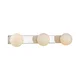 MINI ZIDNA SVJETILJKA 3L CHROME/WHITE IP44 G9 IP44