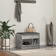 vidaXL Haldna klop Beton Siva 63 x 38 x 45 cm Oblikovan Les in Tkanina