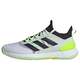 ADIDAS PERFORMANCE Sportske cipele Adizero Ubersonic 4.1, siva / neonsko zelena / crna / bijela