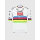 Pissei TADEJ POGACAR WORLD CHAMP REPLICA SHORT SLEEVE JERSEY, maja m.kr kol, bela UAEM01R3