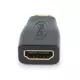 Gembird A-HDMI-FC cable interface/gender adapter mini-HDMI Black