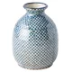 Sake steklenička SHIBORI, modra, keramika, MIJ