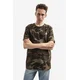Bombažna kratka majica Alpha Industries moški, zelena barva