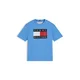 TOMMY HILFIGER Majica HERITAGE modra/mornarska/rdeča/bela