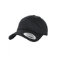 Low-profile organic cotton beanie black