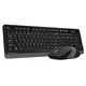 A4 TECH FG1010 FSTYLER Wireless Combo USB YU sivi set (TAS01337)