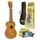 Mahalo MR1 Essential Pack Transparent Brown Soprano ukulele