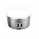 LDNIO USB Charger 2 Ports 5V/2.4A 12W with LED Lamp Silver