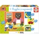 Educa - Puzzle 4v1 progresivne uganke Petit Ours Brun - 1 - 39 kosov
