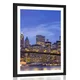 Plakat s paspartujem most v Brooklynu - 20x30 black