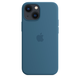 iPhone 13 mini silikonska maska with MagSafe - Blue Jay