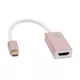 Kabl Displayport M mini v1.2 - HDMI AF v2.0, 0.1m