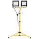 Vidaxl LED reflektor s stojalom 2x100 W toplo bel