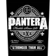Pantera Hostile Since 1881 Stronger Than All Našitek za šivanje 36 x 30 cm