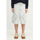 Jeans kratke hlače Marcelo Burlon Bleach Dnm Wide Cargo Shorts Light Blue