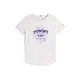 TOMMY HILFIGER Majica vijolično modra / sivka / off-bela