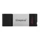 KINGSTON DT80 USB Flash memorija 32GB  USB-C 3.2 Gen 1 32GB do 200 MB/s Crna/siva