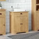 Kupaonski ormar s pohranom BODO Medeno smeđa 70 x 35 x 80 cm