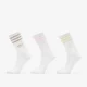 Nogavice adidas 3-Stripes Crew Socks 3-Pack Wonder White/ Clear Pink/ Wonder Beige M