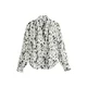Next Bluza ecru/črna