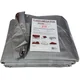 shumee Srebrno rjava ponjava 6x12 m zelo debela (210 g/m2)