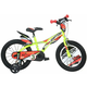 Dino bikes Otroško kolo Dino 143GLN rumeno 14 2021