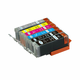 Toner123 Komplet Canon PGI-550PGBK + 4× CLI-551 (BK,C,M,Y) / PGI550 + CLI551 / Pixma IP7250, MG5450, MG5550, MG6350, MG6450, MG7150, MX725, MX925 kompatibilne kartuše (5)